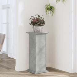 Vidaxl - Support pour plantes gris béton 33x33x80 cm bois d'ingénierie