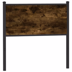 VidaXL 4007693, Chêne, Acier, Bois, 75 cm, 800 mm, 91,5 cm, 30 mm