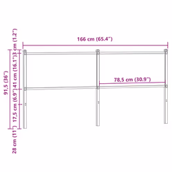VidaXL 4007702 tête de lit et pied de lit Chêne - Vue supplémentaire 6