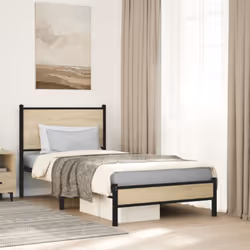 Si vous recherchez un cadre de lit robuste pour votre chambre à coucher, ce cadre de lit classique au design élégant et intem ...
