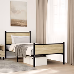 Si vous recherchez un cadre de lit robuste pour votre chambre à coucher, ce cadre de lit classique au design élégant et intem ...