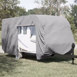 Cette housse de caravane offre une protection essentielle à votre caravane, la gardant sèche et propre même par temps pluvieu ...