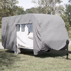 Cette housse de caravane offre une protection essentielle à votre caravane, la gardant sèche et propre même par temps pluvieu ...