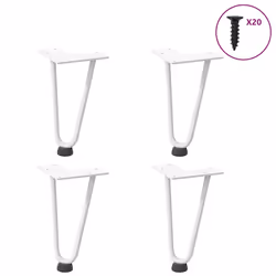 VidaXL 4012413, Métal, Blanc, Intérieure, 1,2 cm, 200 mm
