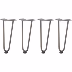 Ces pieds en épingle à cheveux pour tables basses allient forme et fonctionnalité. C'est le choix idéal pour personnaliser vo ...