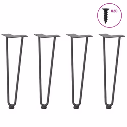 VidaXL 4012422, Métal, Anthracite, Intérieure, 1,2 cm, 420 mm