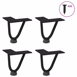 VidaXL 4012424, Métal, Noir, Intérieure, 1,2 cm, 720 mm