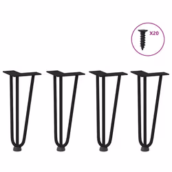 VidaXL 4012436, Métal, Noir, Intérieure, 1,2 cm, 300 mm