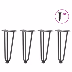 VidaXL 4012442, Métal, Anthracite, Intérieure, 1,2 cm, 420 mm