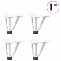 VidaXL 4012445, Métal, Blanc, Intérieure, 1,2 cm, 720 mm