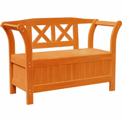 Ce banc de rangement de jardin est un super ajout à ton espace extérieur, offrant assise et rangement pratique. Fabriqué en b ...