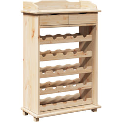 Porte-bouteilles 90x60x30 cm en bois massif de pin vidaXL