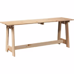 Ce banc extérieur est un joli ajout à ton espace extérieur, fabriqué en bois de pin massif pour que les adultes puissent se d ...