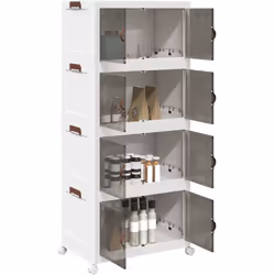Cette boîte de rangement empilable constitue une solution idéale pour l'organisation de divers espaces, notamment la cuisine, ...