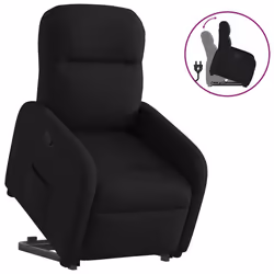 VidaXL 3302974, Tissu, Noir, mousse, 110 kg, 660 mm, 880 mm