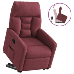 VidaXL Fauteuil inclinable - Rouge bordeaux