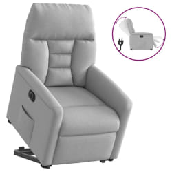 vidaXL Fauteuil électrique gris nuage