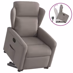 VidaXL 3303141, Tissu, Taupe, mousse, 110 kg, 780 mm, 950 mm