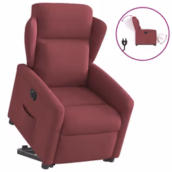 VidaXL 3303157, Tissu, Rouge, mousse, 110 kg, 780 mm, 950 mm