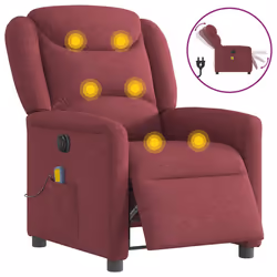 VidaXL 3303187, Tissu, Rouge, mousse, 110 kg, 780 mm, 950 mm