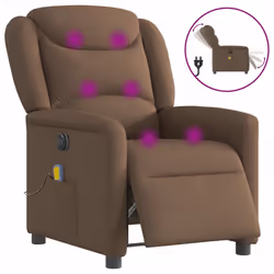 VidaXL 3303188, Tissu, Marron, mousse, 110 kg, 780 mm, 950 mm