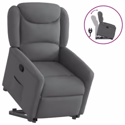 VidaXL 3303195, Tissu, Gris, mousse, 110 kg, 780 mm, 950 mm
