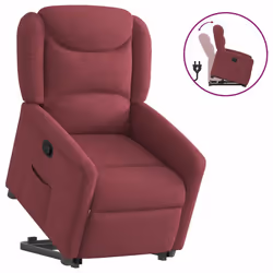 VidaXL 3303197, Tissu, Rouge, mousse, 110 kg, 780 mm, 950 mm
