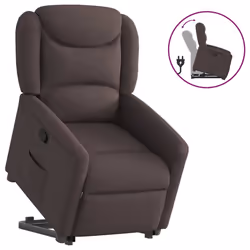 VidaXL 3303199, Tissu, Marron, mousse, 110 kg, 780 mm, 950 mm