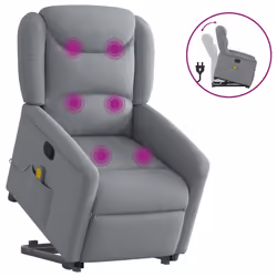 VidaXL 3303204, Tissu, Gris, mousse, 110 kg, 780 mm, 950 mm