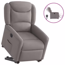 VidaXL 3303221, Tissu, Taupe, mousse, 110 kg, 780 mm, 950 mm