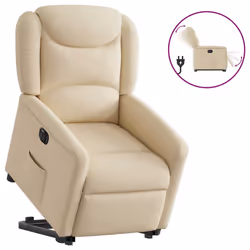 VidaXL 3303222, Tissu, Crème, mousse, 110 kg, 780 mm, 950 mm