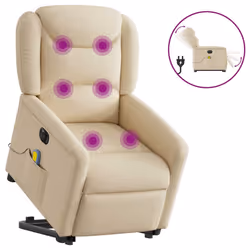 VidaXL 3303232, Tissu, Crème, mousse, 110 kg, 780 mm, 950 mm