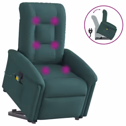 VidaXL 3303270, Tissu, Vert, mousse, 110 kg, 770 mm, 915 mm
