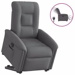 VidaXL 3303275, Tissu, Gris, mousse, 110 kg, 770 mm, 915 mm