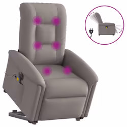 VidaXL 3303291, Tissu, Taupe, mousse, 110 kg, 770 mm, 915 mm
