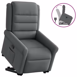 VidaXL 3303315, Tissu, Gris, mousse, 110 kg, 730 mm, 915 mm