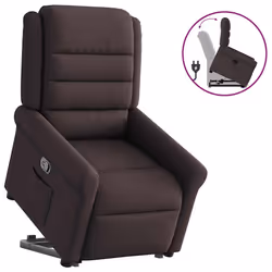 VidaXL 3303319, Tissu, Marron, mousse, 110 kg, 730 mm, 915 mm