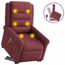 VidaXL 3303327, Tissu, Rouge, mousse, 110 kg, 730 mm, 915 mm