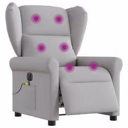 VidaXL 3303373, Tissu, Gris, mousse, 110 kg, 50 cm, 57 cm