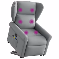 VidaXL 3303384, Tissu, Gris, mousse, 110 kg, 50 cm, 57 cm