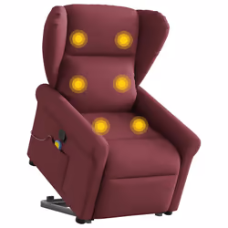 VidaXL 3303387, Tissu, Rouge, mousse, 110 kg, 50 cm, 57 cm