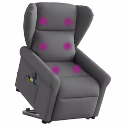 VidaXL 3303405, Tissu, Gris, mousse, 110 kg, 50 cm, 57 cm