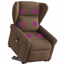 VidaXL 3303408, Tissu, Marron, mousse, 110 kg, 50 cm, 57 cm