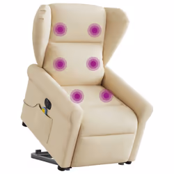 VidaXL 3303412, Tissu, Crème, mousse, 110 kg, 50 cm, 57 cm