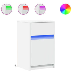 VidaXL 851998 Table de nuit et table de chevet Blanc