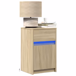 VidaXL 852002 Table de nuit et table de chevet Chêne