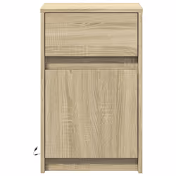 VidaXL 852002 Table de nuit et table de chevet Chêne - Vue supplémentaire 6
