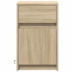 VidaXL 852003 Table de nuit et table de chevet Chêne - Vue supplémentaire 6