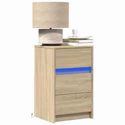 VidaXL 852014 Table de nuit et table de chevet Chêne