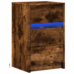 VidaXL 852016 Table de nuit et table de chevet Chêne